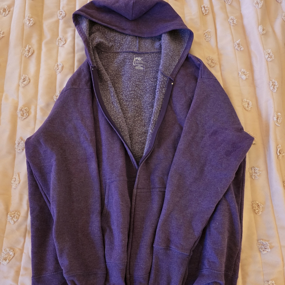 Just My Size Purple Hooded Jacket